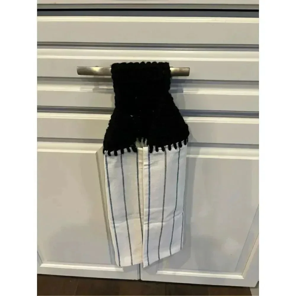 Crochet Top Kitchen Towel- The Kitchen Is The Heart Of The Home 💙